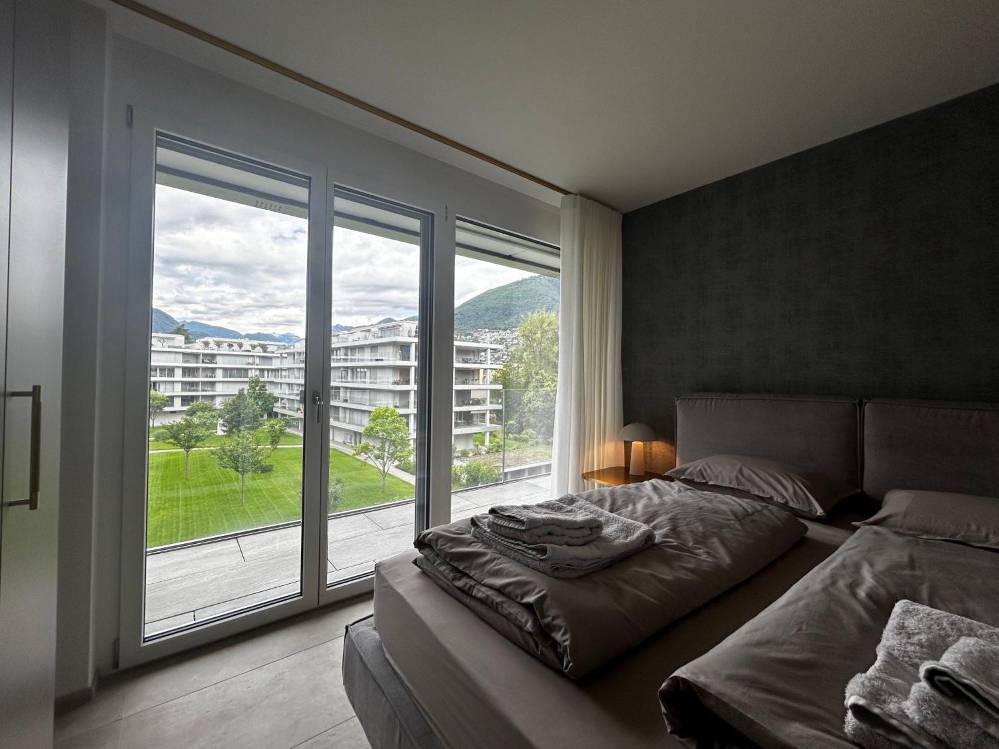 Family Apartment, Near The Beach Whit Private Park Locarno Buitenkant foto